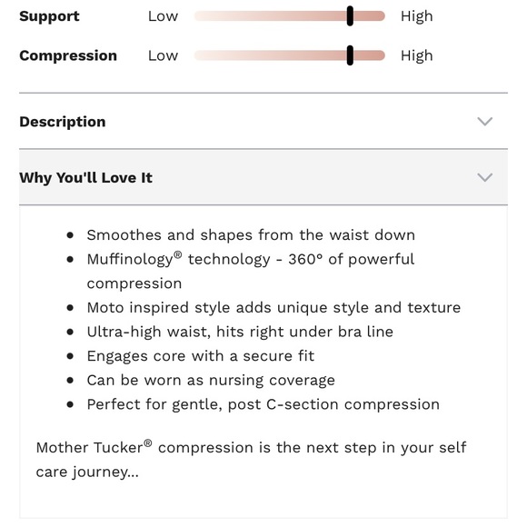 belly bandit | mother tucker moto leggings - Picture 9 of 10